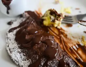 Crêpes soufflées chocolat bergamote