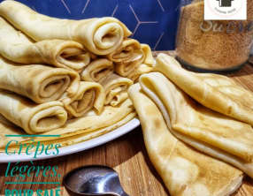 Crêpes légères, pour du salé ou du sucré