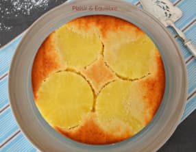 Gâteau léger ananas, coco et skyr