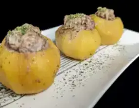 Navets boule d'or farci à la cocotte minute