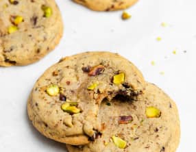 Cookies à la pistache et au chocolat vegan
