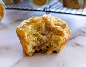 Muffins salés emmental bacon