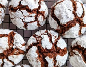 Les meilleurs crinkles au chocolat