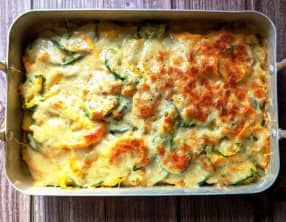 Gratin de courgettes au fromage