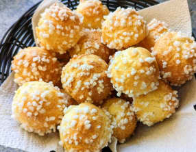 Chouquettes au sucre perlé en 15 minutes