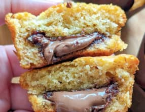 Muffins moelleux Nutella-bananes