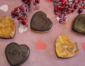 Sablés bretons coque chocolat