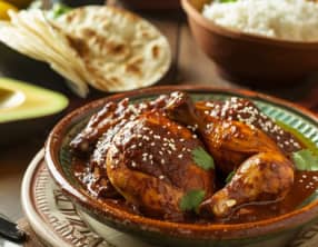 Poulet au Mole mexicain