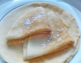 Pâte à crêpes soufflées