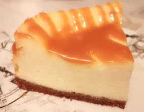 Le cheesecake vanille caramel