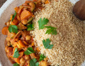 Curry de pois-chiches et légumes