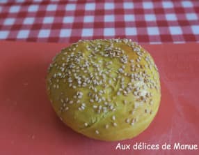 Buns à la farine de maïs et curcuma