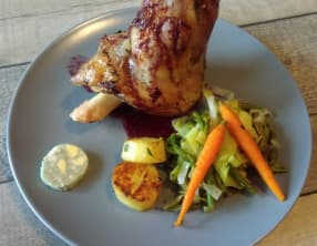 Souris d’agneau au beurre de Roquefort