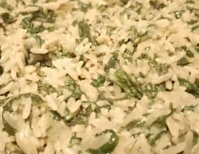 Le risotto aux épinards