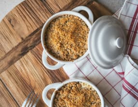 Crumble de Poireau et parmesan