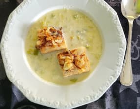 Potage de Munster au poireau
