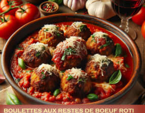 Polpettes italienne aux restes de boeuf rôti