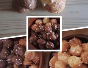 Chouquettes au chocolat