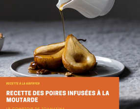Poire à la moutarde et au poivre long