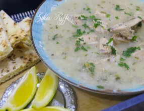 Soupe blanche traditionnelle au riz