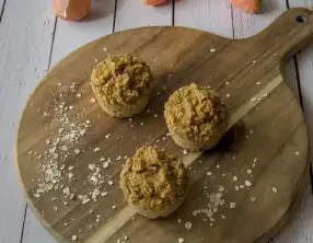 Muffins aux carottes, avoine et semoule IG bas
