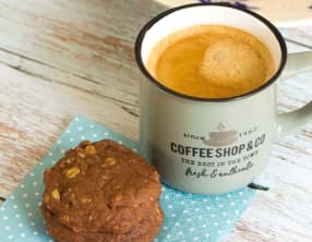 Cookies tout chocolat aux flocons d'avoine