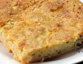 Gâteau d'hiver, pommes, bananes, raisins secs au Companion