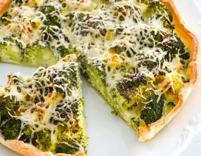 Tarte salée aux brocolis