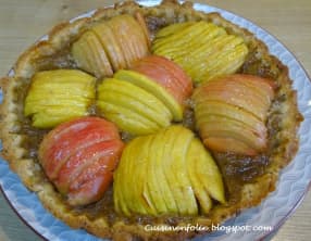 Tarte graphique aux pommes