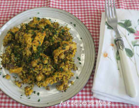 One pot quinoa et poulet au garam masala