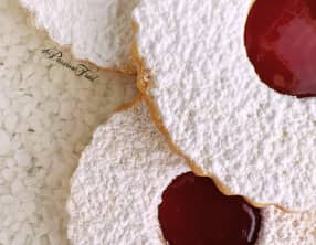 Sablés à la confiture de framboises