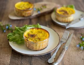 Petits flans de poireaux