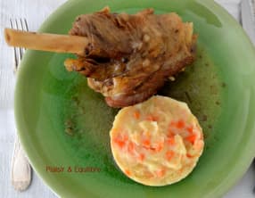 Souris d’agneau confites au sirop d’érable