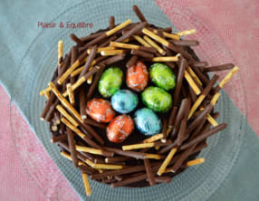 Gâteau nid de Pâques