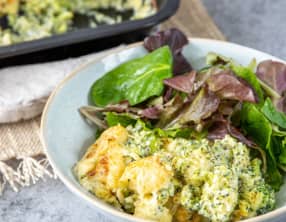 Gratin de gnocchis au brocoli