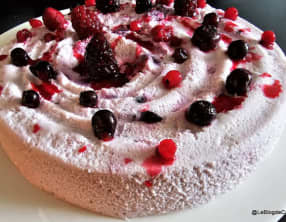 Cheesecake à la ricotta, fromage blanc et fruits rouges