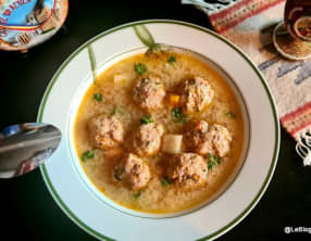 Soupe aux boulettes de viande