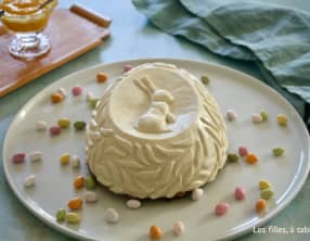 Cheesecake sans cuisson au chocolat blanc et noix de coco