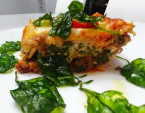 Lasagne boeuf et épinard