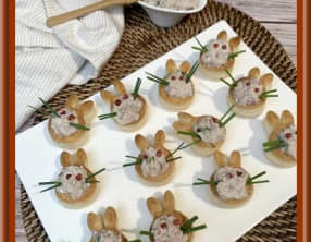 Bouchées aux rillettes de thon