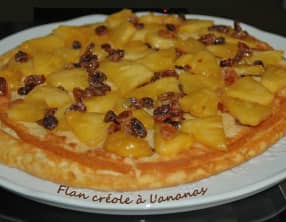 Flan créole à l'ananas