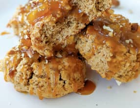 Cookies aux pommes caramélisées