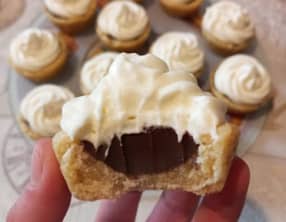 Les cookies cups choco chantilly