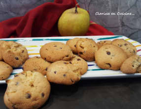 Cookies au chocolat et aux pommes