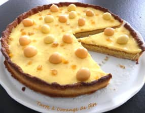 Tarte à l'orange de fête