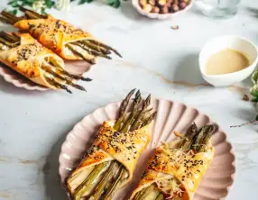 Feuilletés aux asperges vertes sans gluten