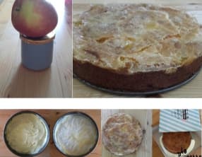 Gâteau aux pommes et sa croûte croquante