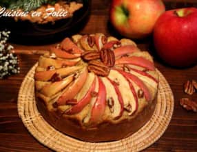 Gâteau aux pommes sans sucre ajouté
