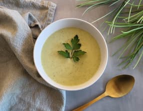 Velouté courgette kiri