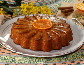 Gâteau aux carottes, orange et cardamome